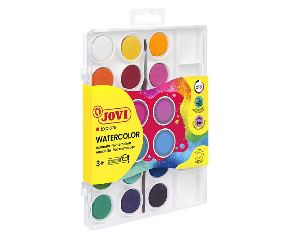 EAN 8412027000536 - Jovi 800/18 pintura para manualidades Pintura de acuarela 1 pieza(s) imagen 1