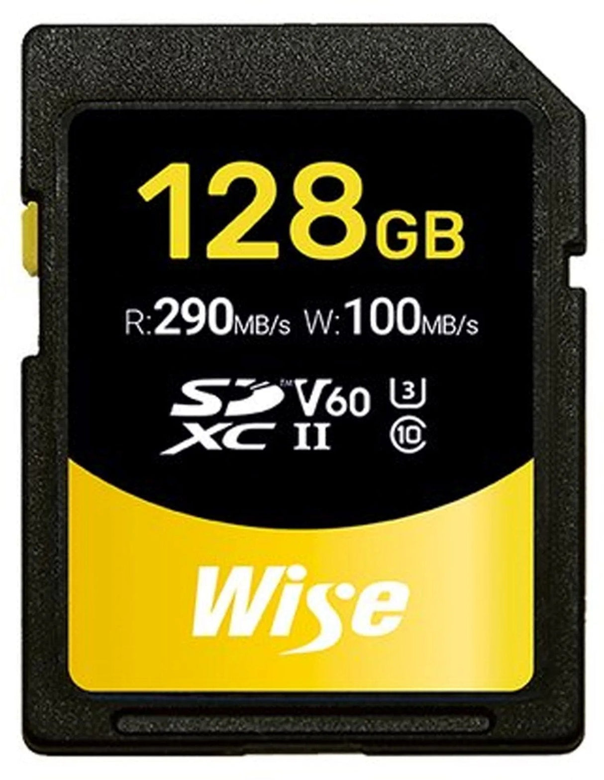 Wise Sdxc Udh-Ii V60 128gb R:290mbs / W:100mbs   Wi-Sd-S128