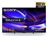 Televisor  Sony Bravia 6 Smart Tv 77" Oled Uhd 4k Hdr Negro