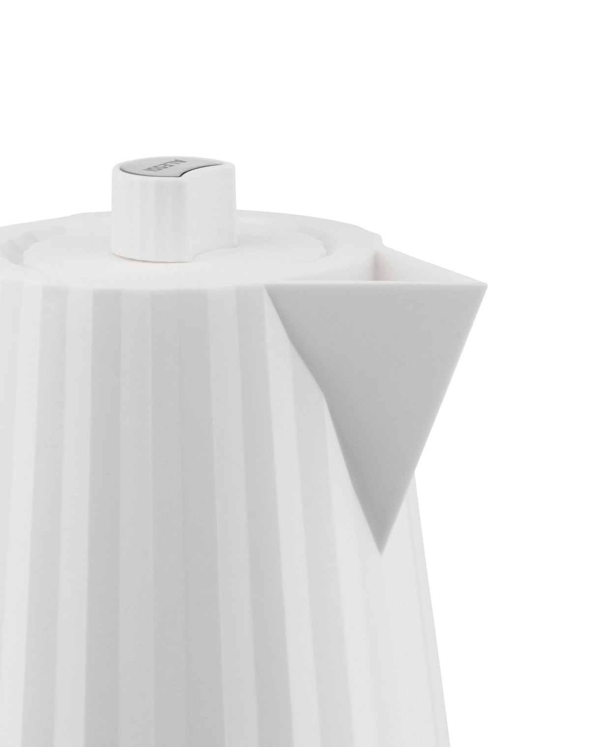 Alessi Mdl06/1w Plissè Hervidor Eléctrico Apagado, 100 Cl, Blanco