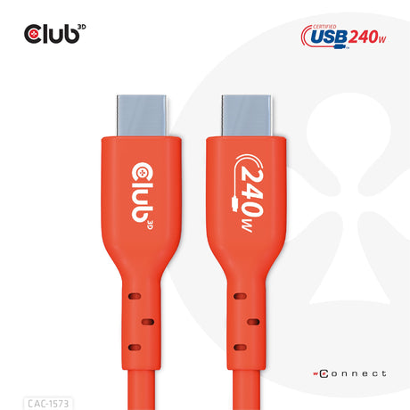 EAN 8719214472306 - CLUB3D CAC-1573 cable USB USB 2.0 2 m USB C Rojo imagen 10