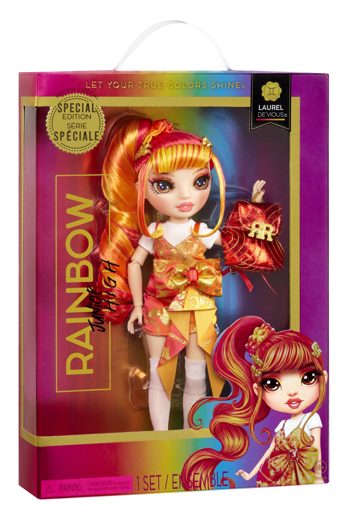 Rainbow High Junior High 590446 Muñeca Laurel De Vious - Special Edition