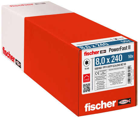 EAN 4048962484809 - Fischer 568168 tornillo/tuerca 50 pieza(s) imagen 2