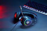 Deltaco Dh220 Gaming Headset Usb Stereo Rgb Schwarz