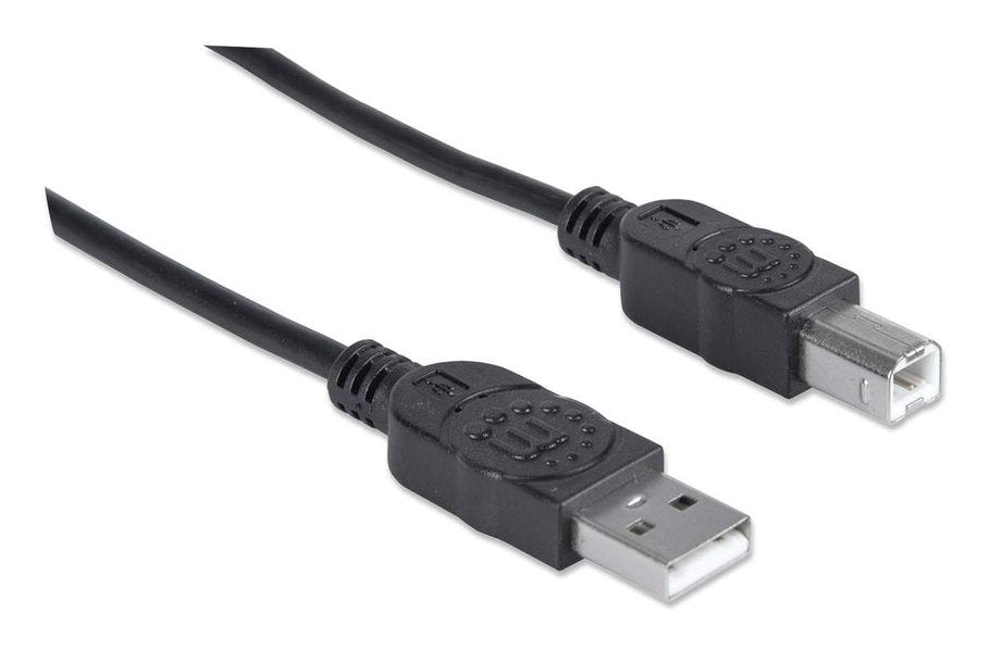 Manhattan Cable Usb B Impresora Usb 2.0, A Macho/ B Macho, 480 Mbps, 5 M, Negro