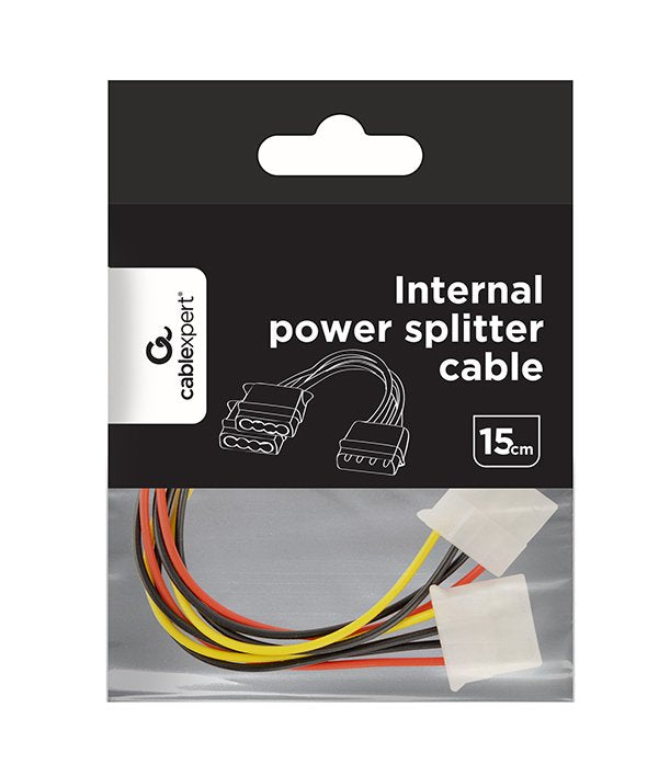 Gembird Cable De Alimentacion 5.25 Molex A Doble Molex 0.15m  Cc-Psu-1