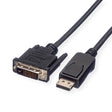 EAN 7611990129744 - VALUE 11.99.5616 adaptador de cable de vídeo 3 m DisplayPort DVI-D Negro imagen 1
