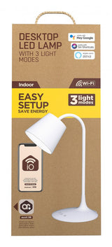 Lampara Sobremesa Muvit Io Wifi Blancos