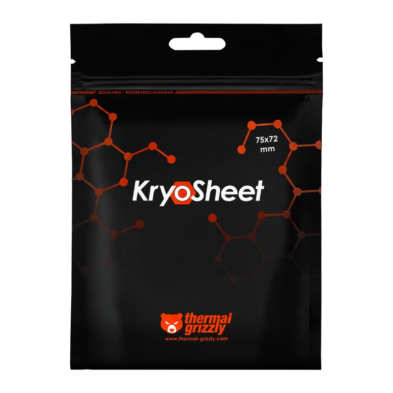 Thermal Grizzly Kryosheet 75x72 Mm (Anthrazit) Tg-Ks-75-72