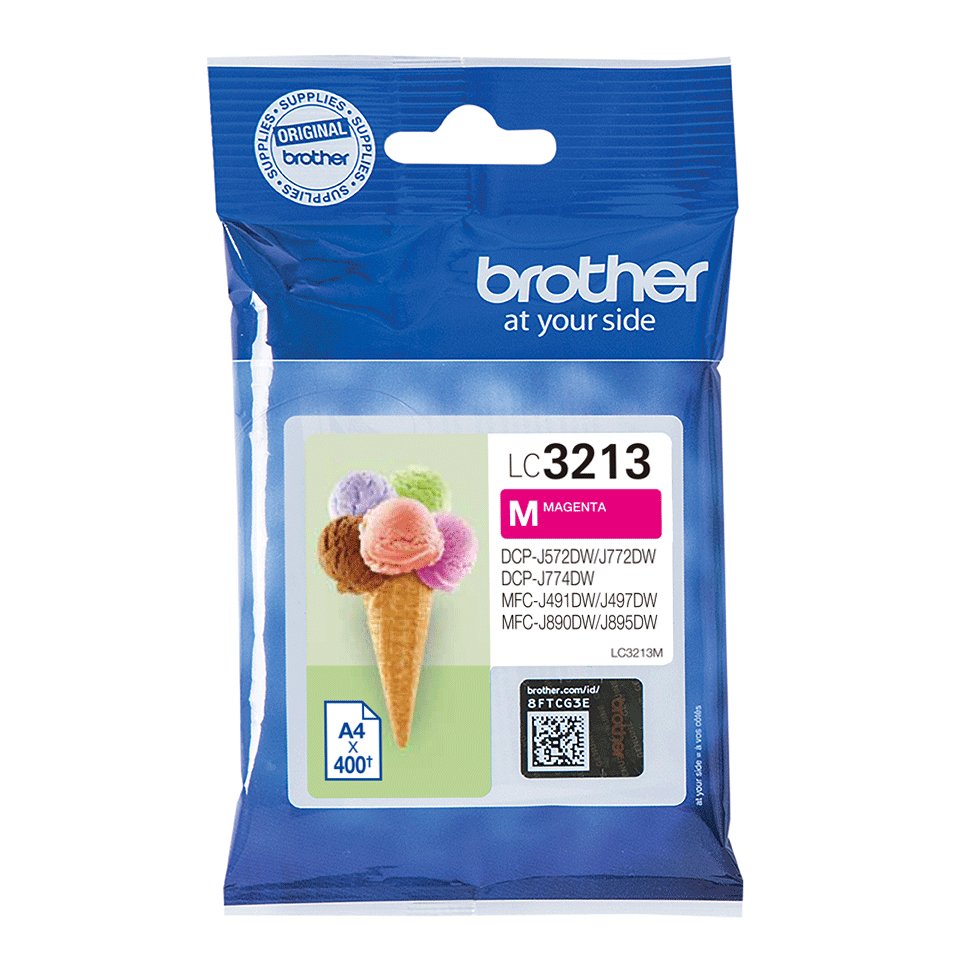 Tinta Original Brother Lc3213m Magenta