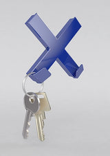 Novus Dahle 95550 Imán Mega Magnet Cruz Xl 9x9cm C/Ganchos Azul