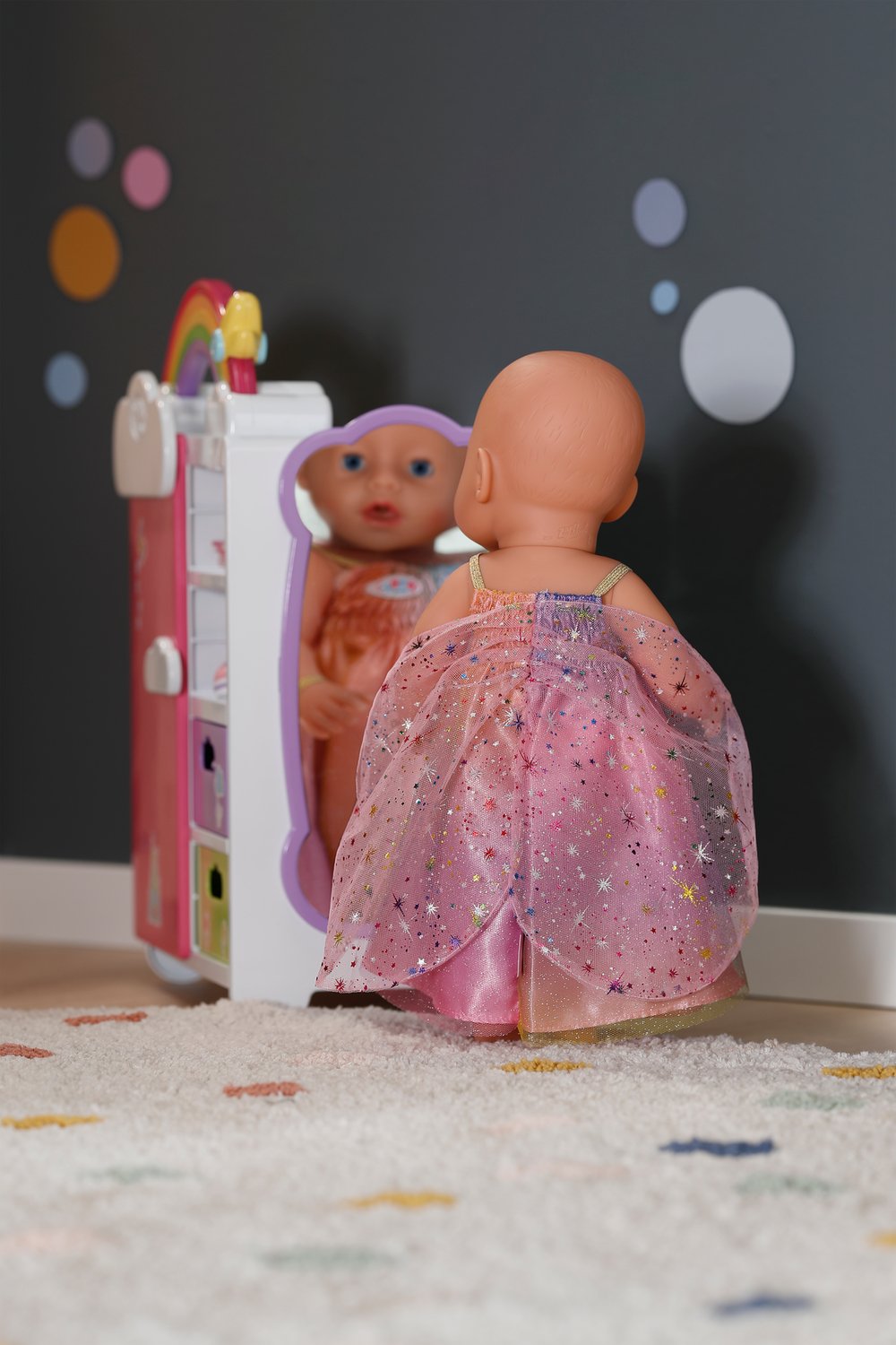Zapf Creation Baby Born® Vestido Arcoíris 43cm, Accesorios Para Muñecas 836132