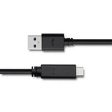 Qoltec 50363 Usb 3.1 Type C Male Cable Usb 3.0 A Male 1.8m Black