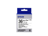 Epson Cinta Lk-7wb2 Magnética Negro/Blanco 36/1,5