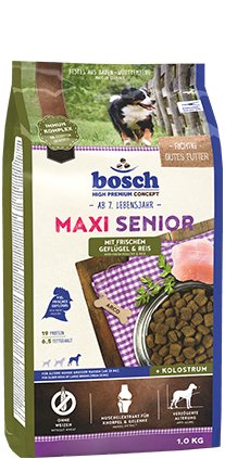 EAN 4015598013772 - Bosch Hundefutter Maxi Senior Geflügel, 1er Pack (1 x 12.5 kg) 12,5 kg Aves, Arroz imagen 1