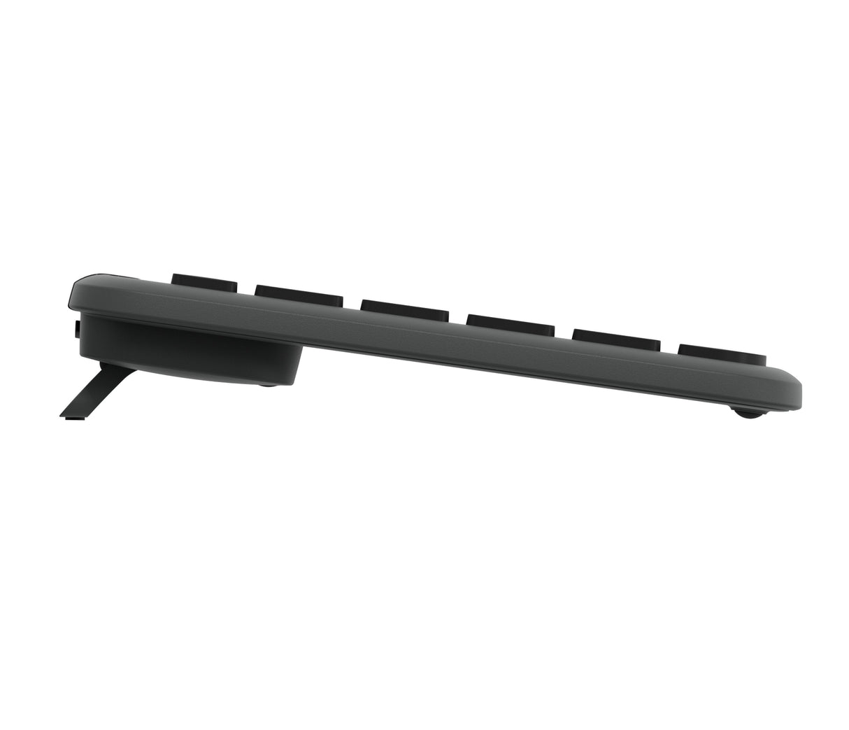 Teclado Alemán Logitech K950 Signature Slim Rf Wireless + Bluetooth Qwertz Grafito