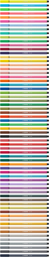 Stabilo Pen 68 Rotulador Azul Marino -10u-