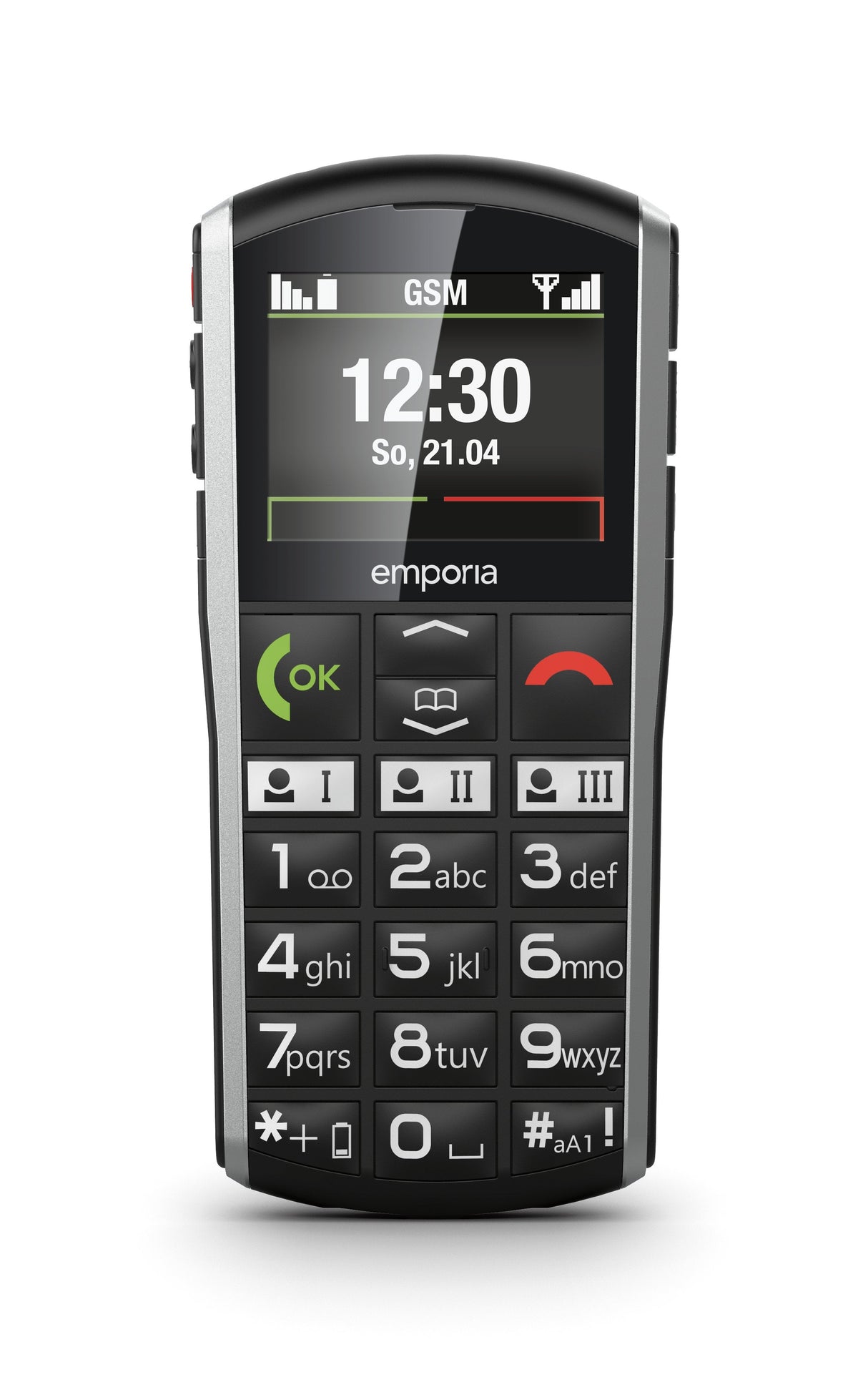 EAN 9005613161194 - Emporia emporiaSIMPLICITY 5,08 cm (2") 90 g Negro, Plata Teléfono para personas mayores imagen 15