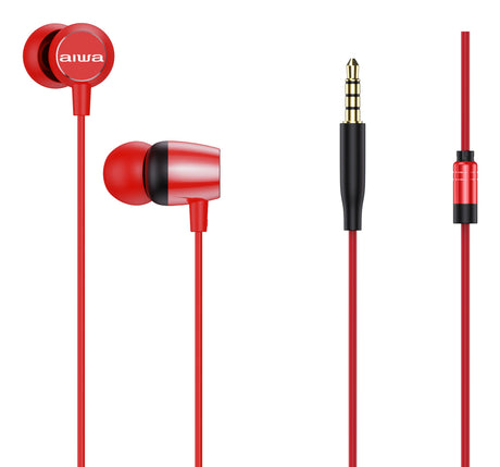 EAN 8435256810714 - Aiwa ESTM-20RD auricular y casco Auriculares Alámbrico Dentro de oído Llamadas/Música/Deporte/Uso diario  imagen 1