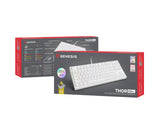 Genesis Thor 404 Tkl Biala Rgb Kailh Box Brown V2