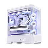 Jonsbo D400 Pc-Gehäuse, Midi Tower, Atx, Tempered Glass - Weiss