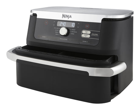 EAN 0622356270373 - Ninja AF500EU freidora Doble 10,4 L Independiente 2470 W Freidora de aire caliente Negro, Acero inoxidabl imagen 4