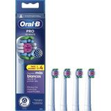 Cabezal De Recambio Braun Para Cepillo Braun Oral-B 3d White Pack 4 Uds
