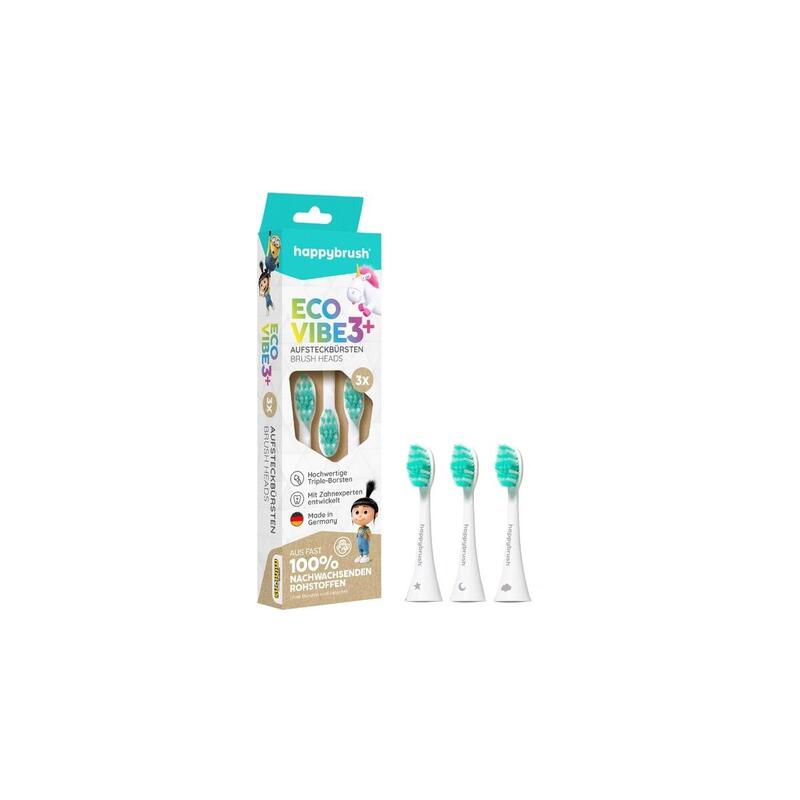 Cabezales Happybrush Eco Vibe Kids Agnes Blanco Hav3dea