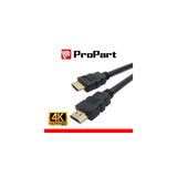 Cable 3d Hdmi 2.0 De Alta Velocidad 4k 0.5m Sp-Sp Negro