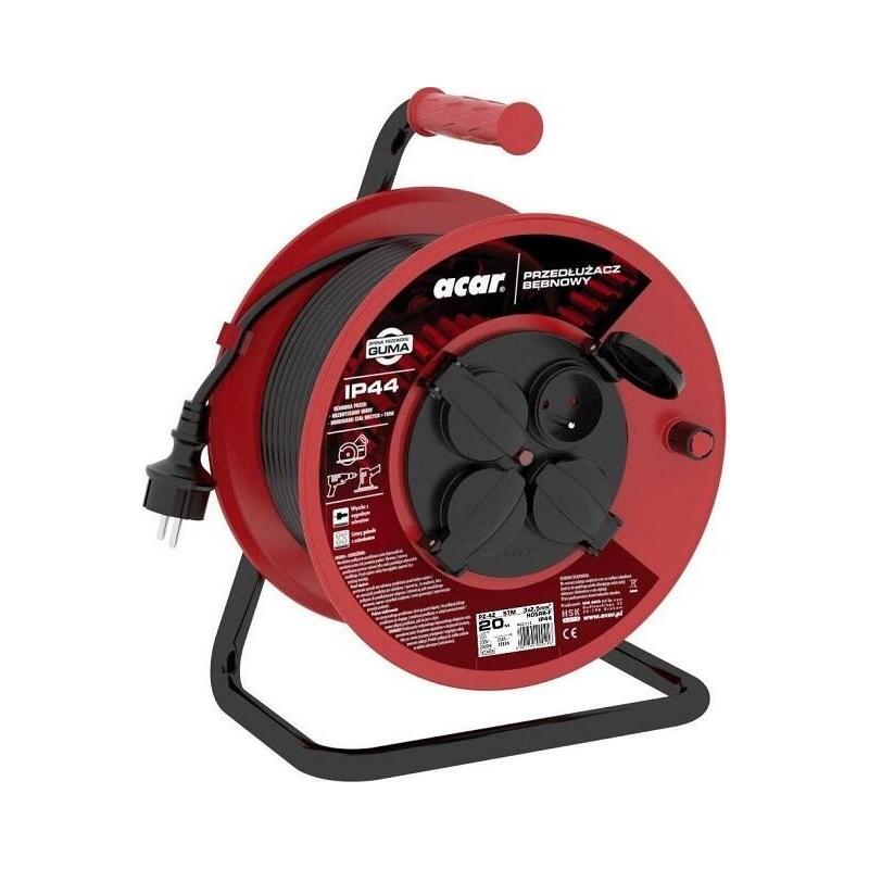 Cable Acar Pz-4z/Stm H05rr-F 3g2.5 20m De Extensión Retráctil