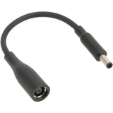 Cable Adaptador Para Cargador Hp  Dell De 7.4mm  * 5.0mm  A Punta Dell 4.5 *3.0 Mm  Con 0.15 M De Cable Color  Negro