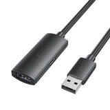 Cable Alargador Usb 2.0 Vention Cbkbl Usb Macho Usb Hembra 480mbps 10m Negro