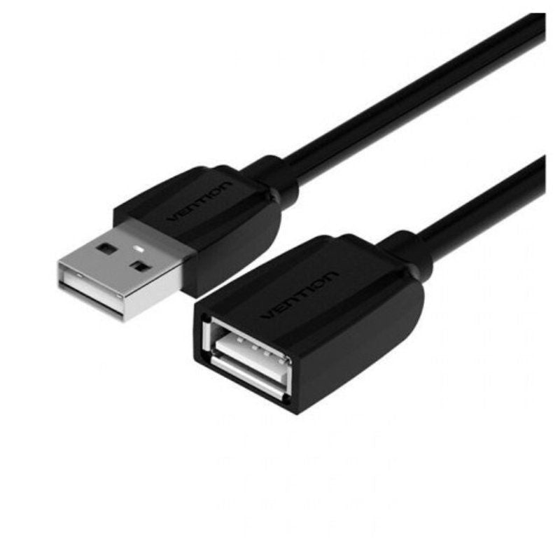 Cable Alargador Usb 2.0 Vention Vas-A44-B200 Usb Macho Usb Hembra 2m Negro