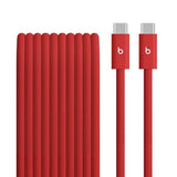 Cable Beats 240w Usb-C To Usb-C Braided  (3 M / 10 Ft) - Rapid Red