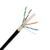 Cable Cat6 De 305 M Para Exteriores, Cobre/Aluminio, 23 Awg, 5,5 Mm
