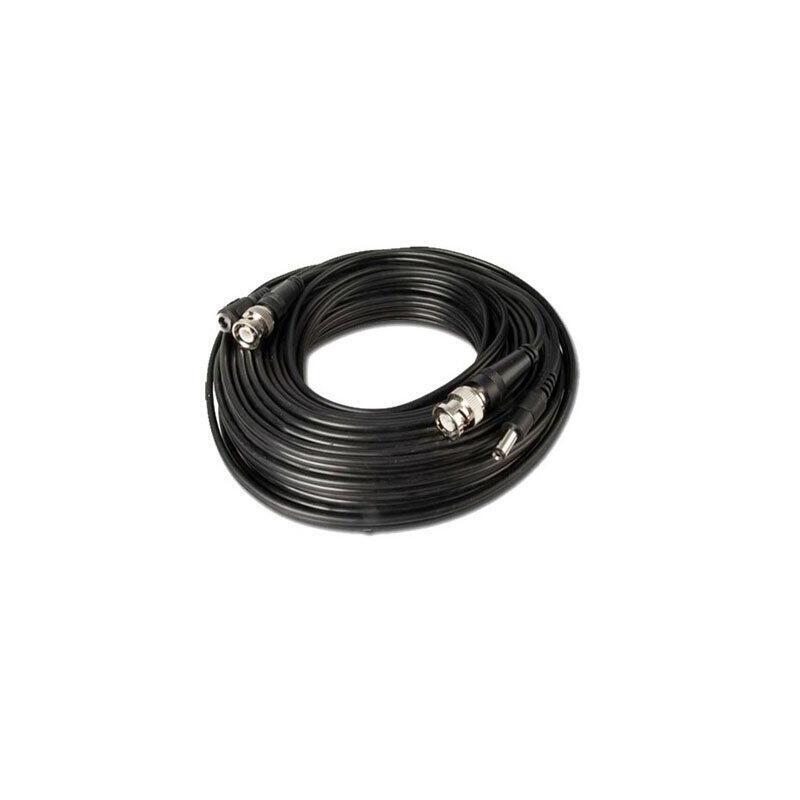 Cable Coaxial Para Cámaras De Seguridad Vídeo Y Alimentación, 30 M