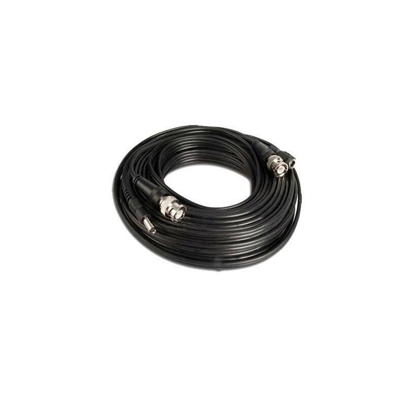 Cable Coaxial Para Cámaras De Seguridad Vídeo Y Alimentación, 40 M