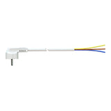 Cable Con Clavija Schuko 5m 3x1,5mm 4,8mm 16a 250v T/Tl Blanco. Solera 7000/5.