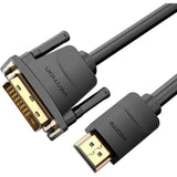 Cable Conversor Vention Abfbj Dvi-D Macho Hdmi Macho 5m Negro