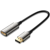 Cable Conversor Vention Hfnbc Displayport Macho Hdmi Hembra 25cm Negro