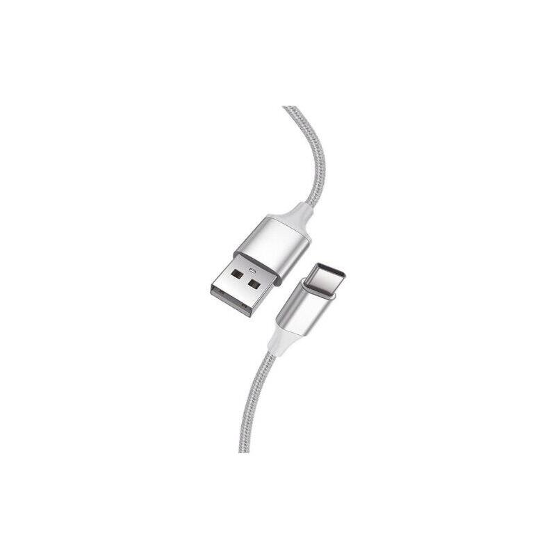 Cable Cool Usb-C A Usb 1.2m Nylon White