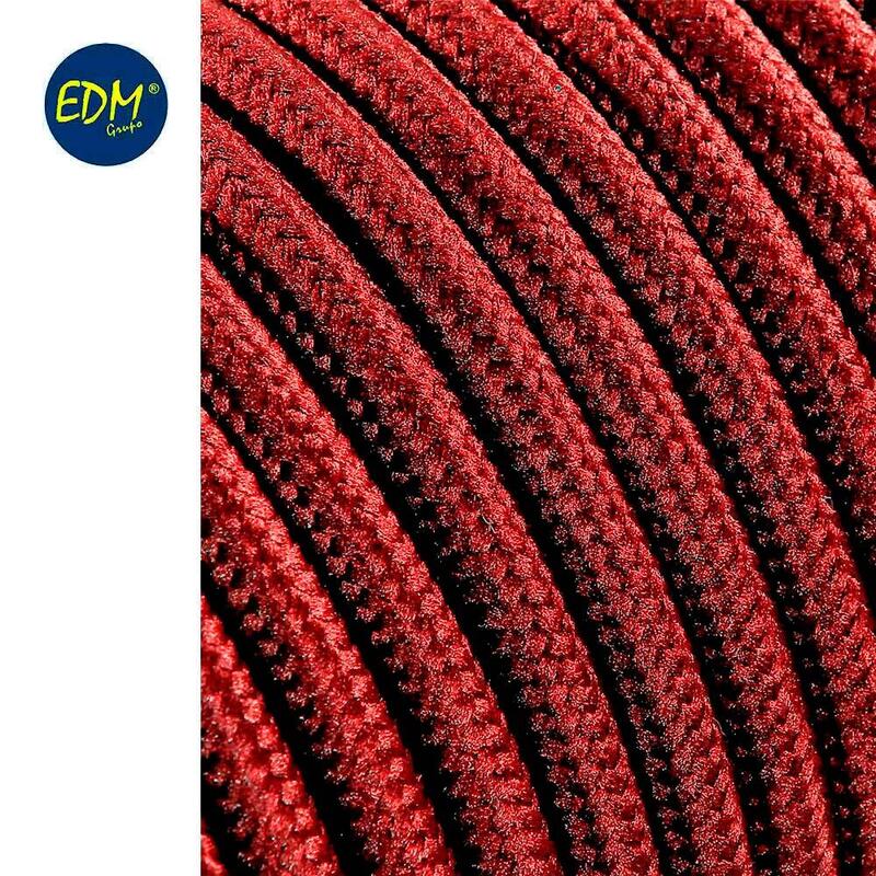 Cable Cordon Tubulaire 2x0.75mm C20 Marron 5m