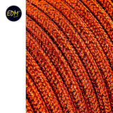 Cable Cordon Tubulaire 2x0,75mm Marron Brillante 5m