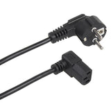 Cable De Alimentación Acodado 3m Conector Eu Maclean Mctv-854