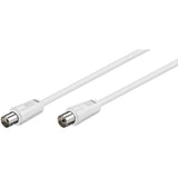 Cable De Antena Goobay Enchufe Rf > Enchufe Rf, Cable Coaxial Blanco, 10 Metros 11514