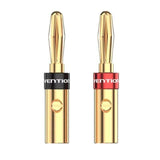 Cable De Audio  Adaptador Conector Banana Vention Bfdj0-2 Hembra Banana Macho 2 Uds Dorado