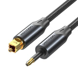 Cable De Audio De Fibra Óptica Vention Bkcbg 1.5m Negro