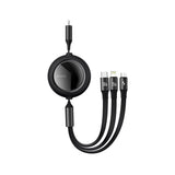 Cable De Carga 3 En 1, Usb C - Lightning+Microusb+Usb-C 100w