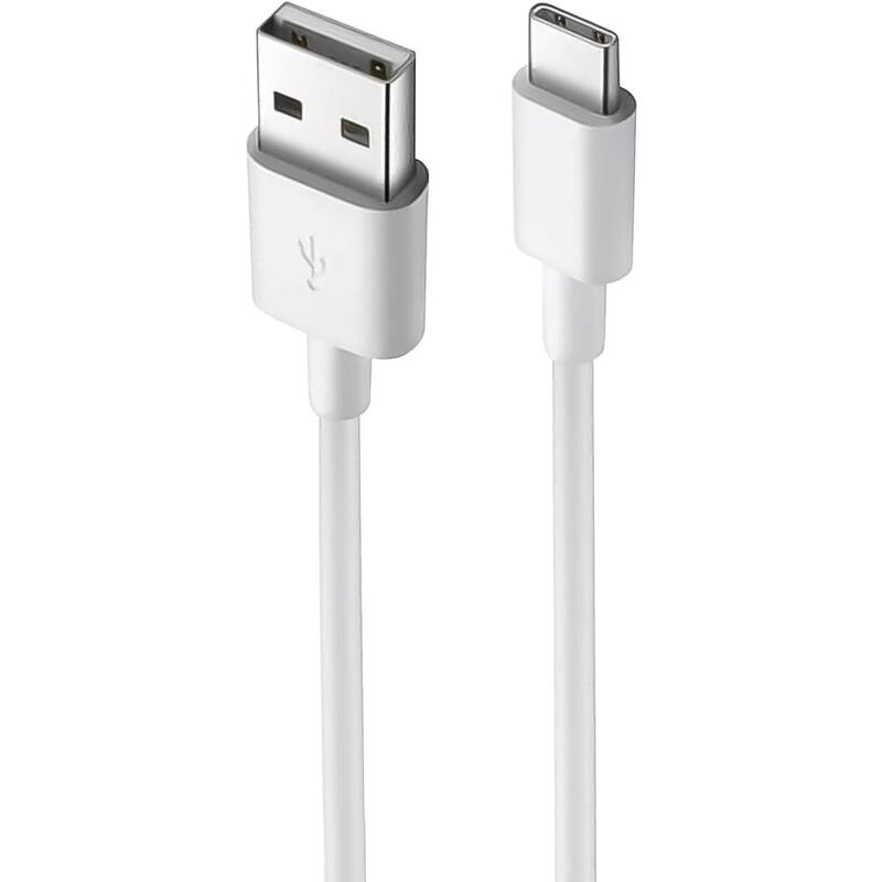 Cable De Carga + Datos Usb-A  A  Usb-C M/M  6a 1m  Blanco
