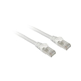 Cable De Conexión Sharkoon Sftp, Rj-45, Con Cable Bruto Cat.7a Blanco, 5 Metros